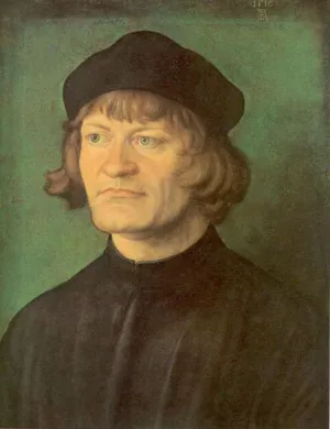 Portrait of a Clergyman by Albrecht Duerer Oil Painting
