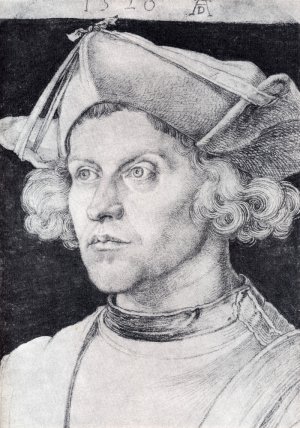 Portrait Of An Unknown Man by Albrecht Duerer Oil Painting