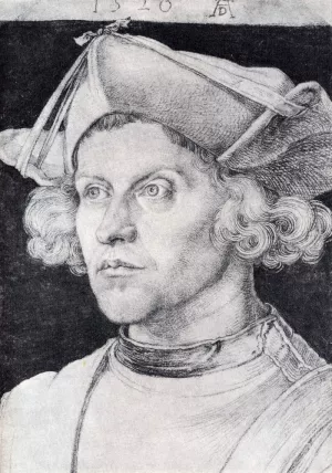 Portrait Of An Unknown Man Oil painting by Albrecht Duerer