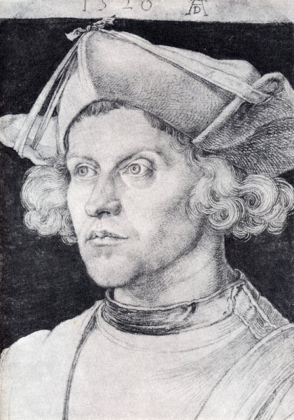 Portrait Of An Unknown Man by Albrecht Duerer - Hand-Painted Oil Painting Reproduction