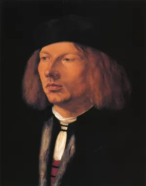 Portrait of Burkard von Speyer painting by Albrecht Duerer