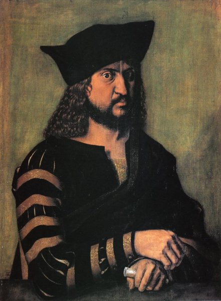 Main Product Photo of Portrait of Frederick the Wise Painting by Albrecht Duerer