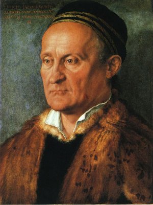 Portrait of Jakob Muffel Oil painting by Albrecht Duerer