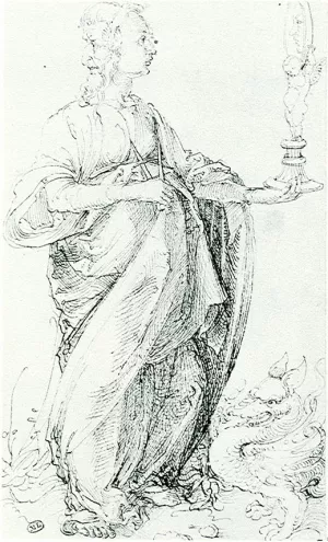 Prudentia by Albrecht Duerer Oil Painting