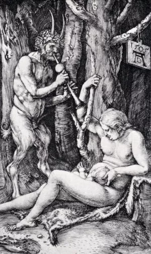 Satyr Family painting by Albrecht Duerer
