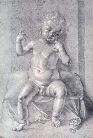 Seated Nude Child