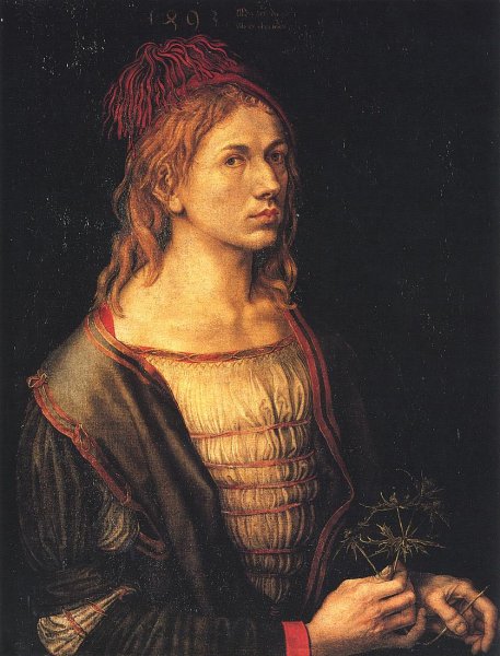 Main Product Photo of Self Portrait at 22 Painting by Albrecht Duerer