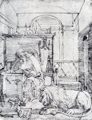 St. Jerome In His Study