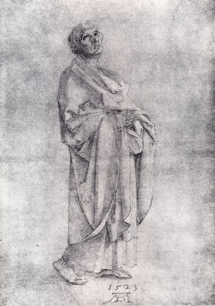 Main Product Photo of St. John Lamenting Painting by Albrecht Duerer
