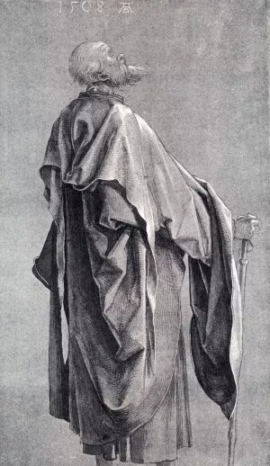 Study of Drapery Oil painting by Albrecht Duerer