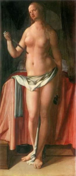 Suicide of Lucretia by Albrecht Duerer Oil Painting