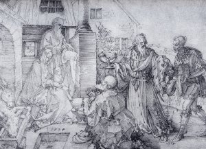The Adoration of the Wise Men by Albrecht Duerer Oil Painting