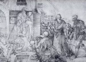 The Adoration of the Wise Men Oil painting by Albrecht Duerer