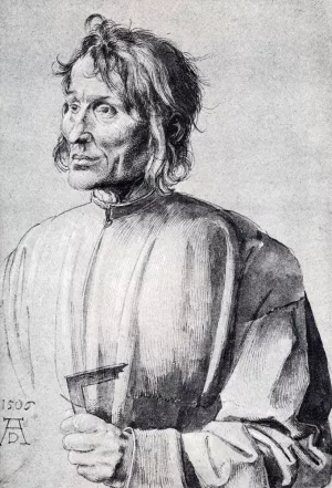The Architect Hieronymus of Augsburg painting by Albrecht Duerer