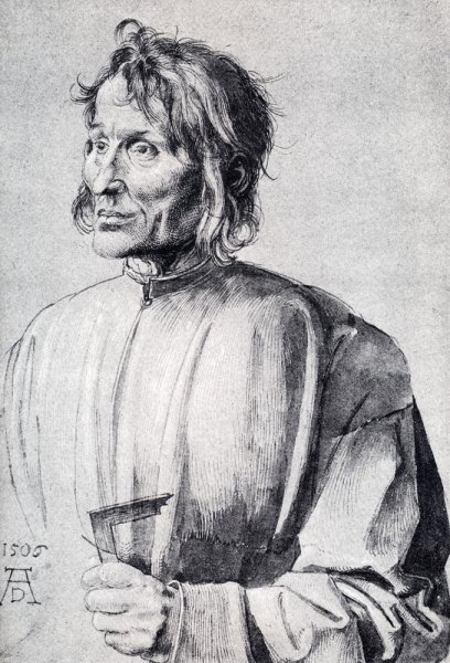 Main Product Photo of The Architect Hieronymus of Augsburg Painting by Albrecht Duerer
