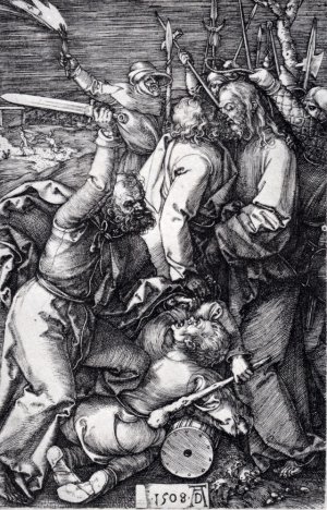 The Betrayal Of Christ Oil painting by Albrecht Duerer