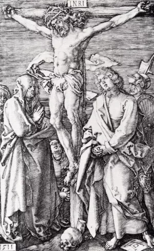 The Crucifixion Engraved Passion Oil painting by Albrecht Duerer