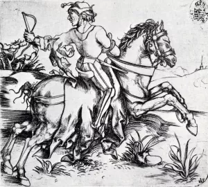 The Great Courier painting by Albrecht Duerer