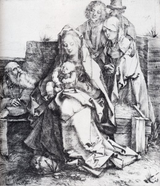 The Holy Family With St. John, The Magdalene And Nicodemus
