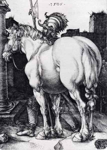 Main Product Photo of The Large Horse Painting by Albrecht Duerer