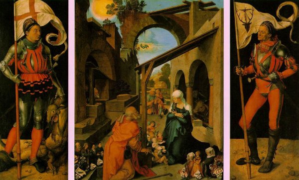 The Paumgartner Altarpiece by Albrecht Duerer - Hand-Painted Oil Painting Reproduction
