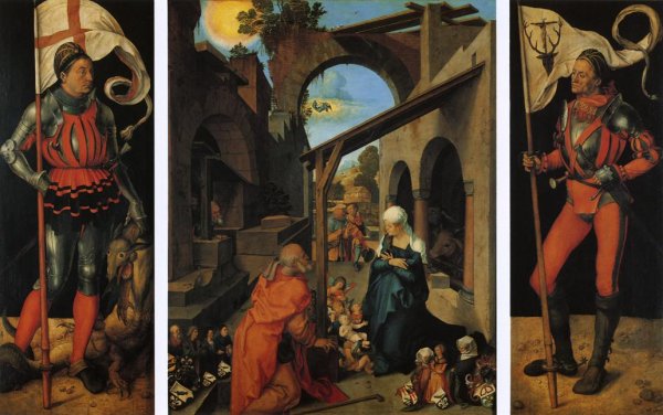 The Paumgartner Alterpiece by Albrecht Duerer - Hand-Painted Oil Painting Reproduction