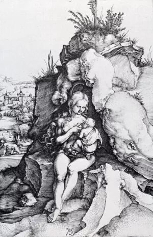 The Penance of St. John Chrysostom Oil painting by Albrecht Duerer