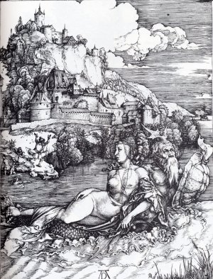 The Sea Monster by Albrecht Duerer Oil Painting