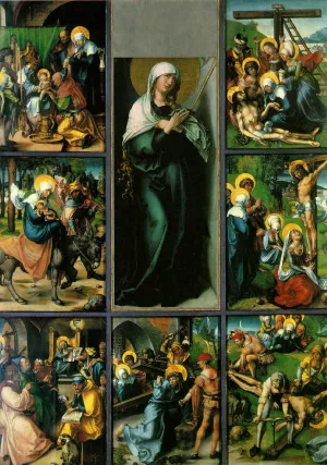 The Seven Sorrows of the Virgin by Albrecht Duerer Oil Painting