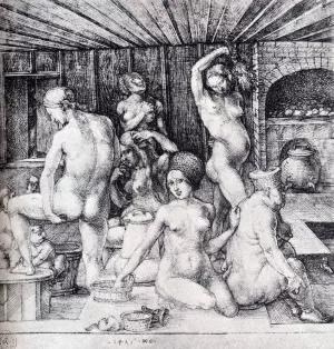 The Women's Bath Oil painting by Albrecht Duerer