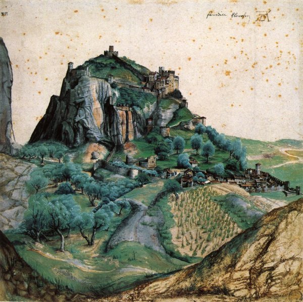 Main Product Photo of View of Arco Painting by Albrecht Duerer