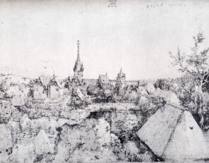 View of Heroldsberg Oil painting by Albrecht Duerer