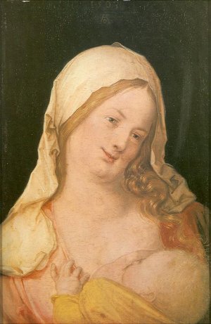 Virgin Suckling the Child Oil painting by Albrecht Duerer
