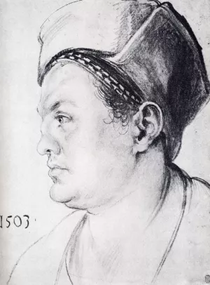 Willibald Pirkheimer 2 by Albrecht Duerer Oil Painting