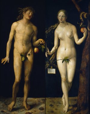 Adam And Eve by Albrecht Durer Oil Painting