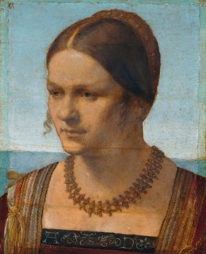 Portrait of a young Venetian woman by Albrecht Durer Oil Painting