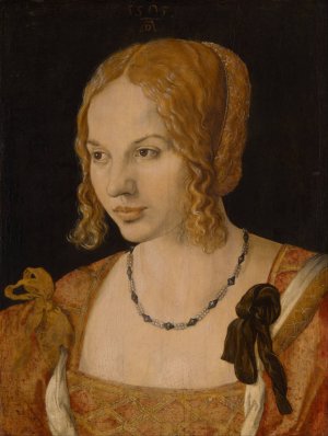 Portrait Of A Young Venetian Woman by Albrecht Durer Oil Painting