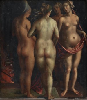 Venus and the Three Graces by Albrecht Durer Oil Painting