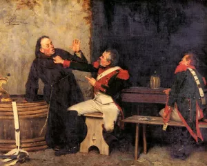 Found Out by Alcide Segoni Oil Painting