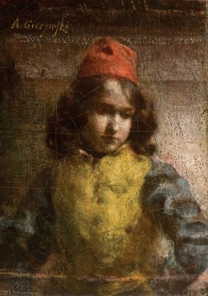 A Florentine Page by Aleksander Gierymski Oil Painting