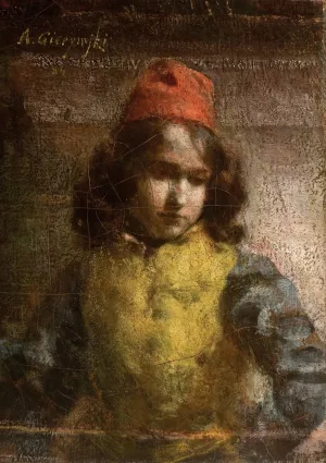 A Florentine Page by Aleksander Gierymski Oil Painting