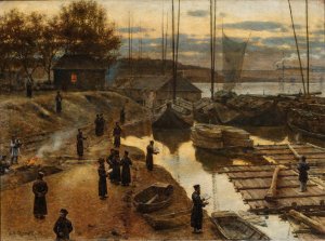 Feast of Trumpets I by Aleksander Gierymski Oil Painting