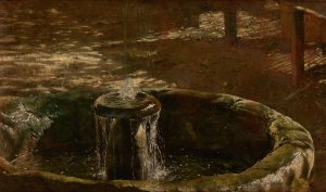 Fountain by Aleksander Gierymski Oil Painting