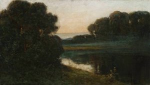 Landscape by Aleksander Gierymski Oil Painting