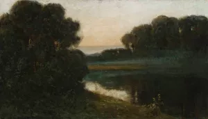 Landscape Oil painting by Aleksander Gierymski