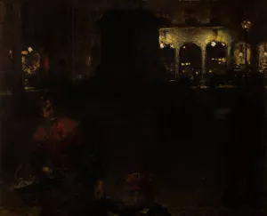 Motif from the Wittelsbachs'Square in Munich by Aleksander Gierymski Oil Painting