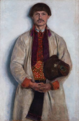 Peasant from Bronowice by Aleksander Gierymski Oil Painting