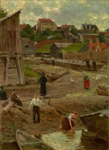 Main Product Photo of Powisle  Painting by Aleksander Gierymski