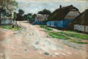 Road at Bronowice by Aleksander Gierymski Oil Painting
