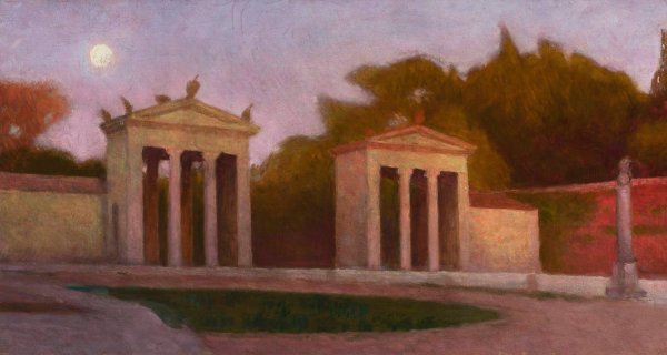 Main Product Photo of Villa Borghese  Painting by Aleksander Gierymski